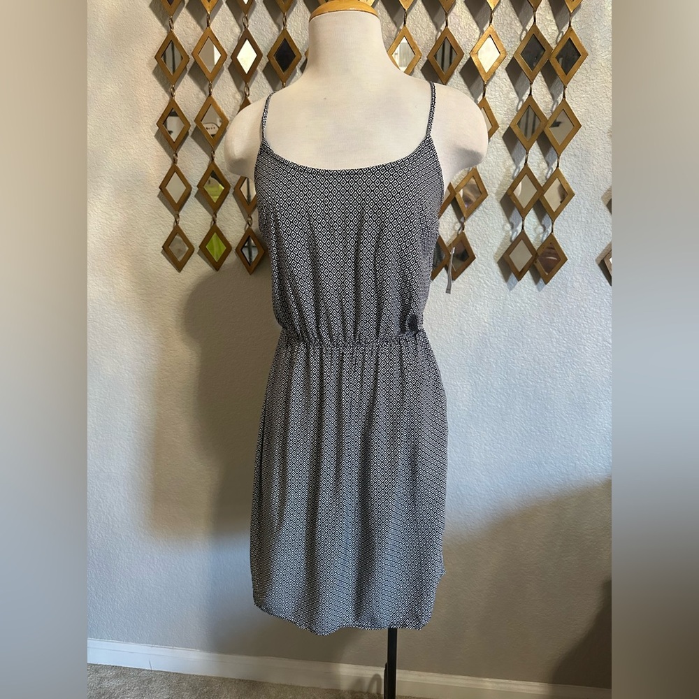Old Navy Black and White Mini Dress